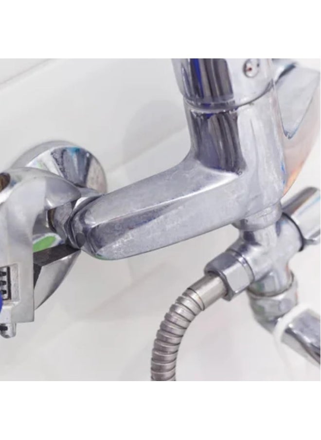 Biella Chrome Plated Angle Valve 1/2" X 1/2" Toilet Kitchen Wash Basin Bathroom Fittings 2 Way  - Image 5