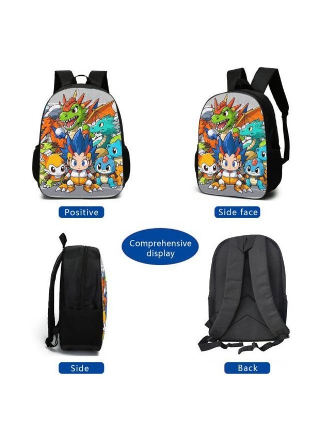 حقيبة مدرسية عالمية من ثلاث قطع على الطراز الكرتوني - 755 - Image 4