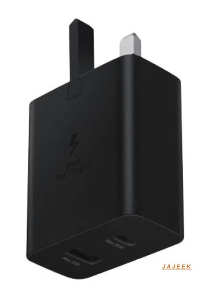 JAJEEK 35W Wall Charger Duo, Black – Dual USB Fast Charging Adapter for Smartphones, Tablets, and More, Compact Design, Quick Charge for iPhones, Samsung, Android Devices  - Image 2