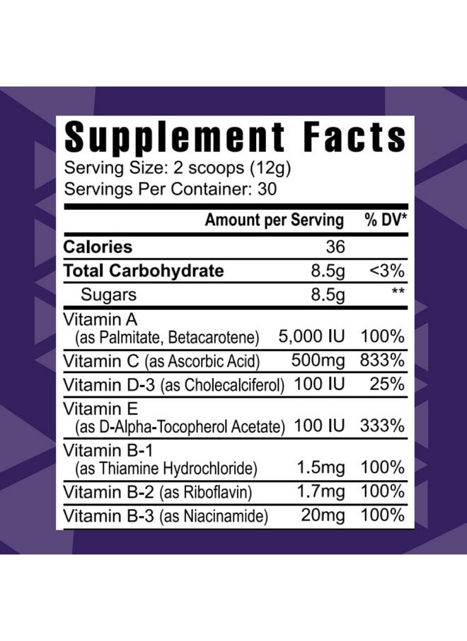youngevity Rebound Fx Citrus Powder, 360g - Supplement for Energy, Enriched with Vitamins, Minerals and Antioxidants - Immune System Booster Powder - Energy Vitamins Drink Mix for Women & Men  - Image 2