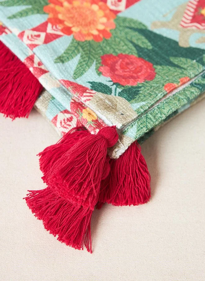 Chumbak  Rani Bagh Throw, 50"x60" | Palace Memoirs  | Best Price UAE