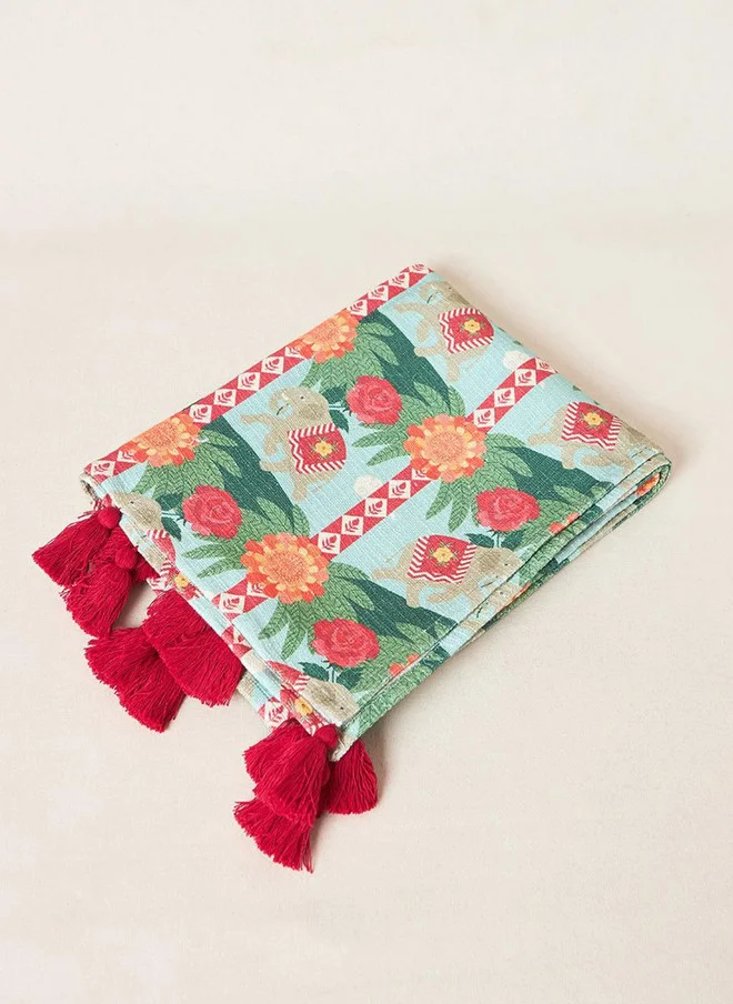 Chumbak Rani Bagh Throw, 50"x60" | Palace Memoirs