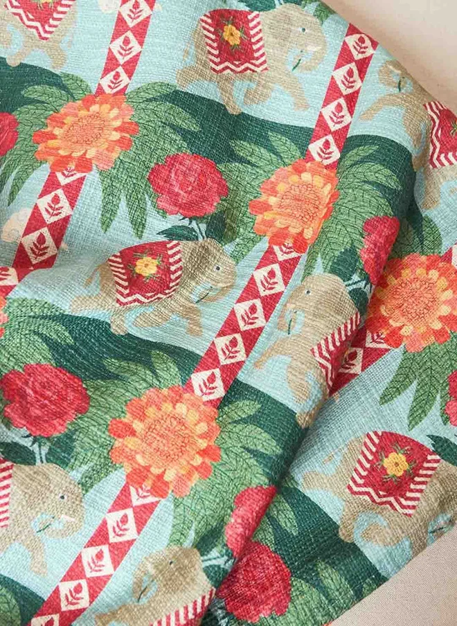 Chumbak  Rani Bagh Throw, 50"x60" | Palace Memoirs  | Best Price UAE
