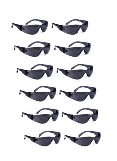 Y&D Tinted Safety Glasses, 12 pairs per box Eyewear Protective Glasses Goggle, Strong Impact Resistant Lens for Laboratory, Construction,gardening, Industrial Safety, Craft,Clear  - Image 1