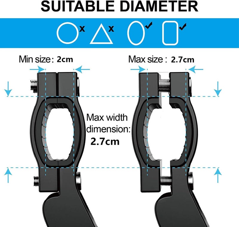 Bukela Bicycle Kickstand - Adjustable Bike Kickstand, Aluminium Alloy Bicycle Side Kickstand, Universal Rear Bike Kickstand for 20 22 24 26 Inch Mountain Bike, Road Bike - Image 5