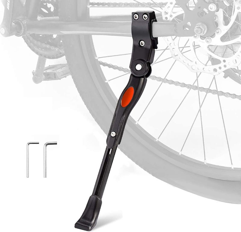 Bukela Bicycle Kickstand - Adjustable Bike Kickstand, Aluminium Alloy Bicycle Side Kickstand, Universal Rear Bike Kickstand for 20 22 24 26 Inch Mountain Bike, Road Bike - Image 1