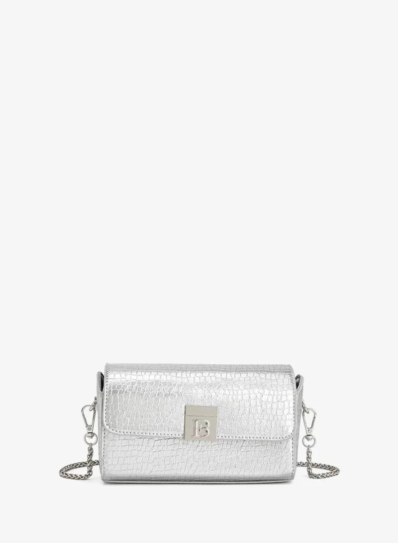Crossbody Bag With Chain Shoulder Strap