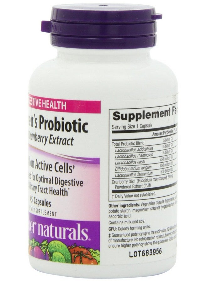 Webber naturals Webber Naturals Women’s Probiotic Capsules, 45 Count - Image 2
