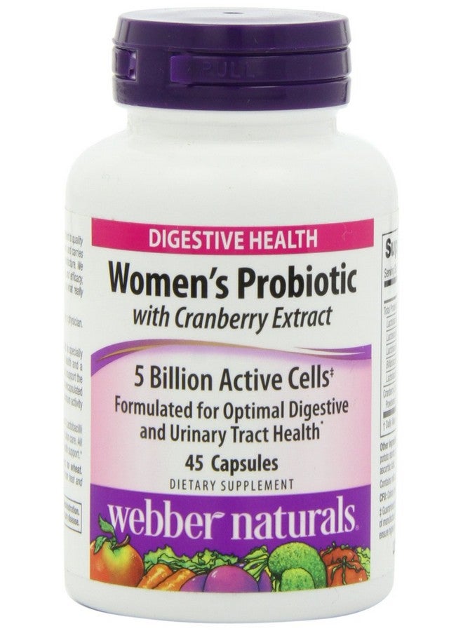Webber naturals Webber Naturals Women’s Probiotic Capsules, 45 Count - Image 1
