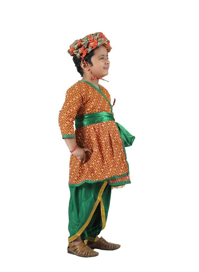 BookMyCostume Rajasthani Indian State Fancy Dress Costume for Boys and Men | With Pagdi 12-16 Yrs/adult S - Image 2