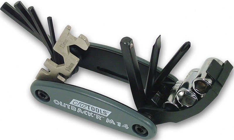 CruzTOOLS OM14 Folding Metric MultiTool for Moto ATV UTV PWC Snow black