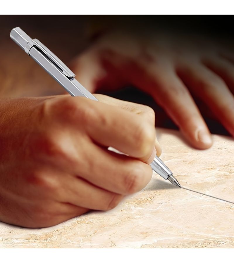 Silvery Tungsten Steel Diamond Marking Pen for Ceramic Glass Engraving - Image 1