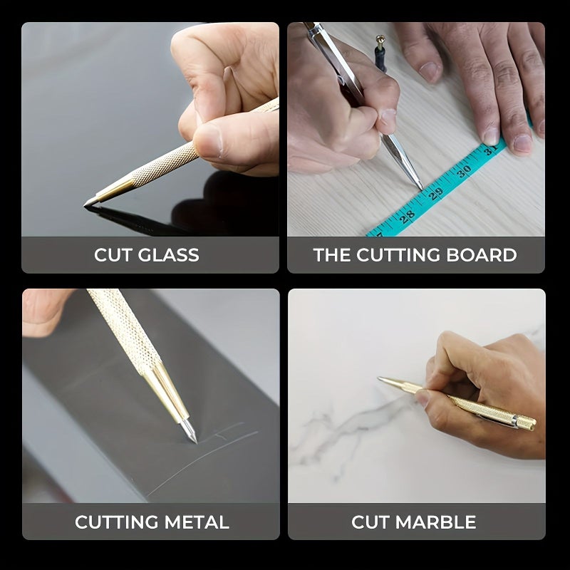 Silvery Tungsten Steel Diamond Marking Pen for Ceramic Glass Engraving - Image 2