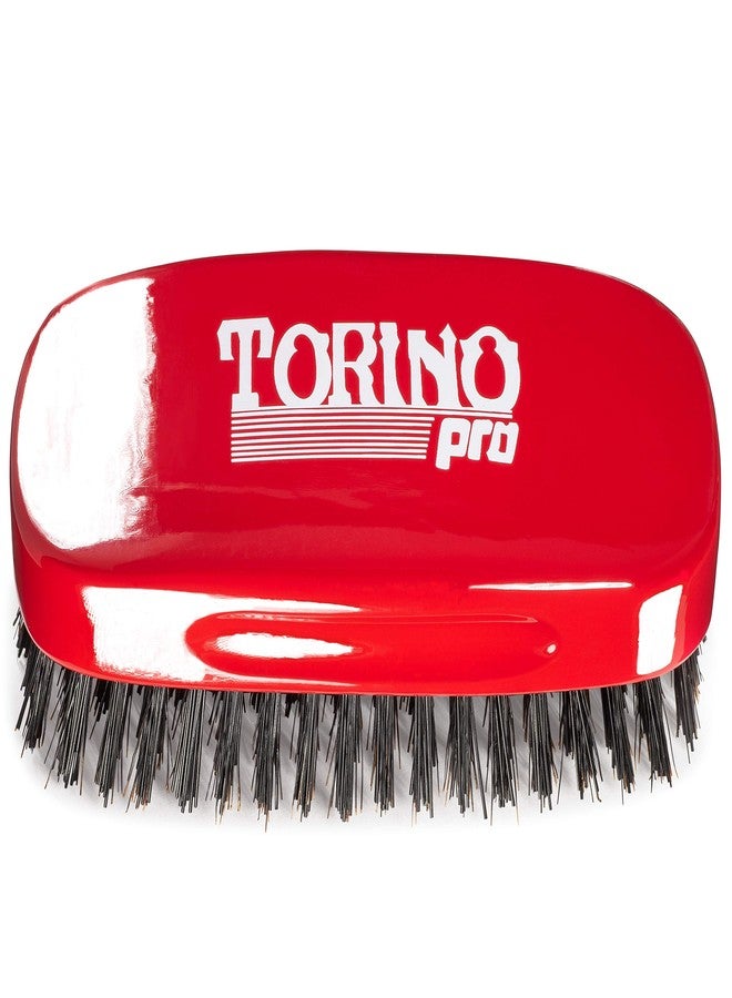 TORINO PRO WAVE BRUSHES BY BRUSH KING Torino Pro 7 Row Palm Wave Brush by Brush King - #1900 - Hard 360 Waves Brush for Wolfing and Coarse Hair - Image 4