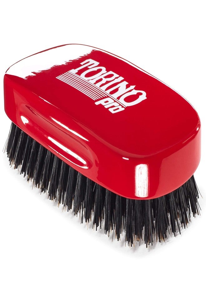 TORINO PRO WAVE BRUSHES BY BRUSH KING Torino Pro 7 Row Palm Wave Brush by Brush King - #1900 - Hard 360 Waves Brush for Wolfing and Coarse Hair - Image 2