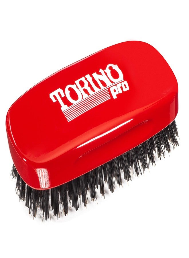 TORINO PRO WAVE BRUSHES BY BRUSH KING Torino Pro 7 Row Palm Wave Brush by Brush King - #1900 - Hard 360 Waves Brush for Wolfing and Coarse Hair - Image 5