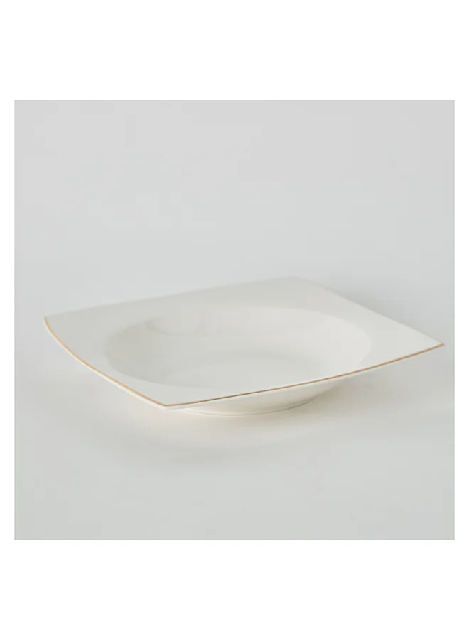 Home Box Peace Square Soup Plate 28.5 x 3.5 x 28.5 cm