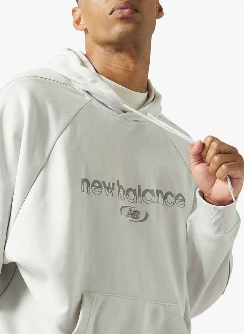 New Balance GREY MATTER (GYM) Trackside French Terry Hoodie for Men | Best Price UAE
