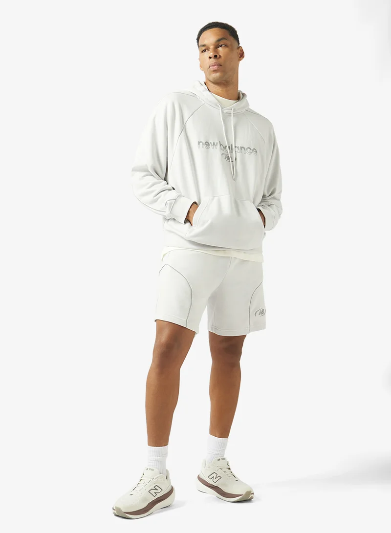 New Balance GREY MATTER (GYM) Trackside French Terry Hoodie for Men | Best Price UAE