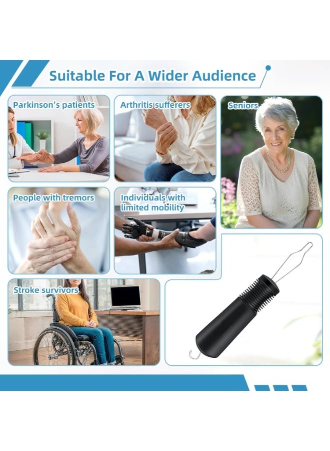 Button Hook and Zipper Pull One Hand Buttons aids Button Assist Device - Image 4