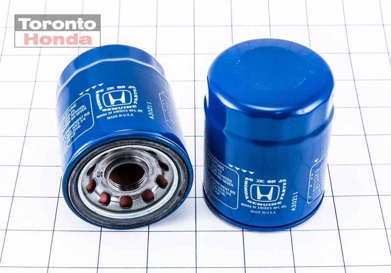 Honda Genuine Honda 15400-PLM-A02 Oil (Honeywell) Filter, Blue - Image 2