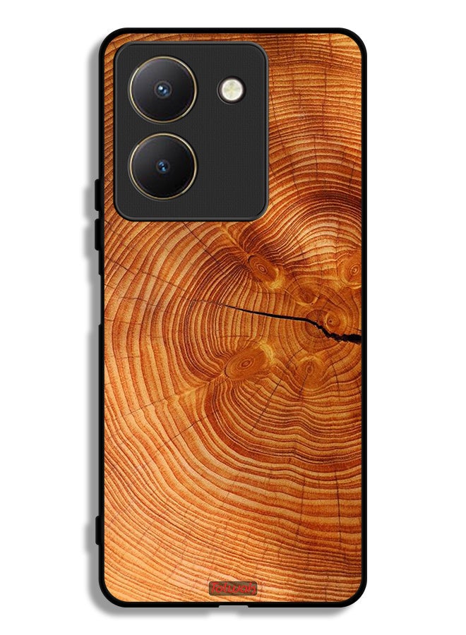 Tolwak vivo Y27s Protective Case Cover Crack Wood - Image 1
