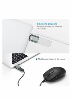 KASTWAVE USB C to USB Adapter 3-Pack USB C Male to USB 3.0 Female Adapter  Compatible with iMac 2021, iPad Pro 2021, MacBook Pro 2020 , MacBook Air 2020 and Other Type C or Thunderbolt 3 Devices Gray  - Image 5