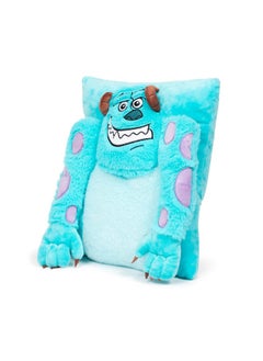 Jay Franco Jay Franco Disney Pixar Monsters Inc James Sullivan - Sully 3D Snuggle Plush Pillow - Super Soft Blue Pillow - Measures 15 Inches  - Image 3