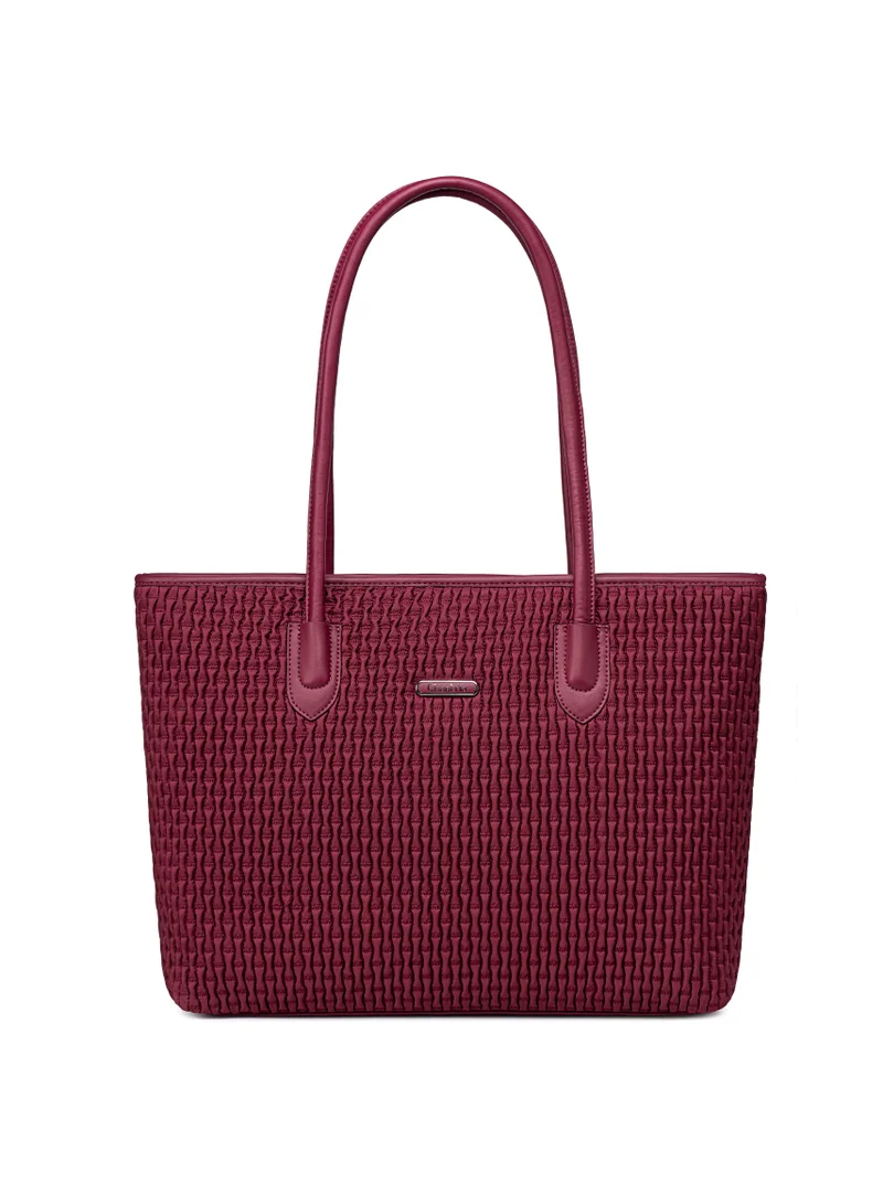 Chantria Premium Lightweight Tote Bag for Women Water Resistant Multifunctional Hand Bag with Separate Laptop and Tablet Compartment, CB00800-Burgundy