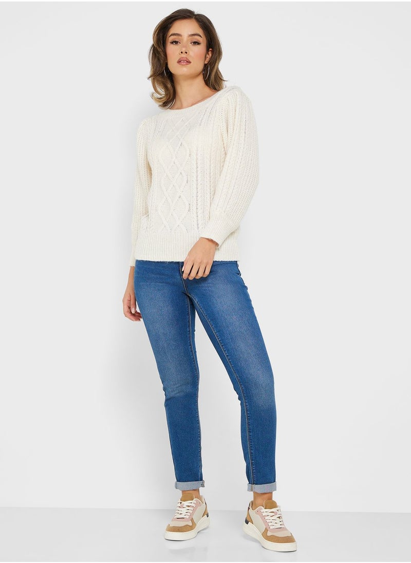 VERO MODA - Round Neck Sweater - Image 1