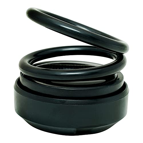 VOILA Air Freshener for Car Solar Perfume Double Ring Rotating Fragrance - Image 1
