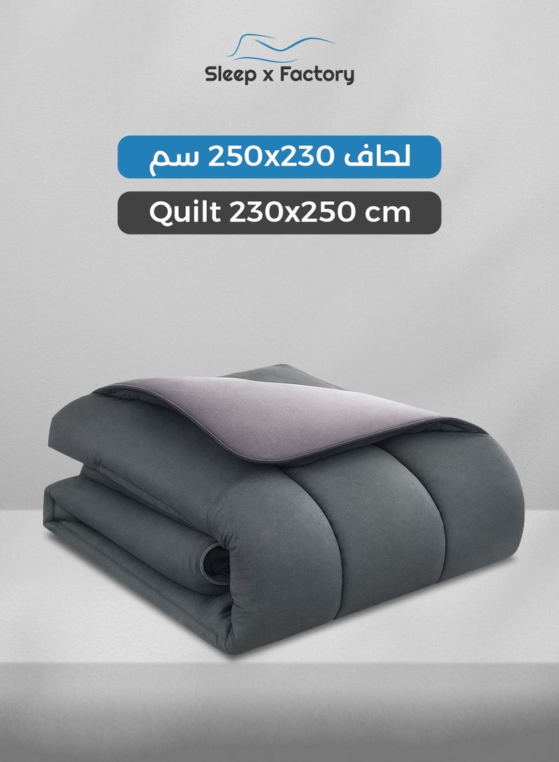 Sleep x Factory Premium Double Sided Comforter Set – Ultra Soft Microfiber – 6 PCS - 200×200 cm - Image 4