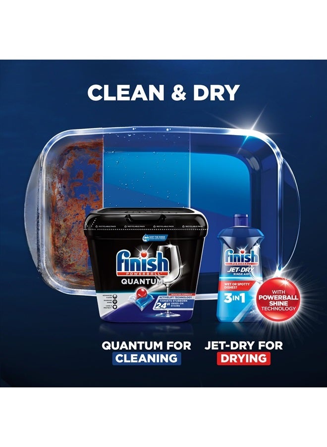 Finish Quantum - 82ct - Dishwasher Detergent - Powerball - Ultimate Clean & Shine - Dishwashing Tablets - Dish Tabs - Pack of 1 (Packaging May Vary) - Image 5