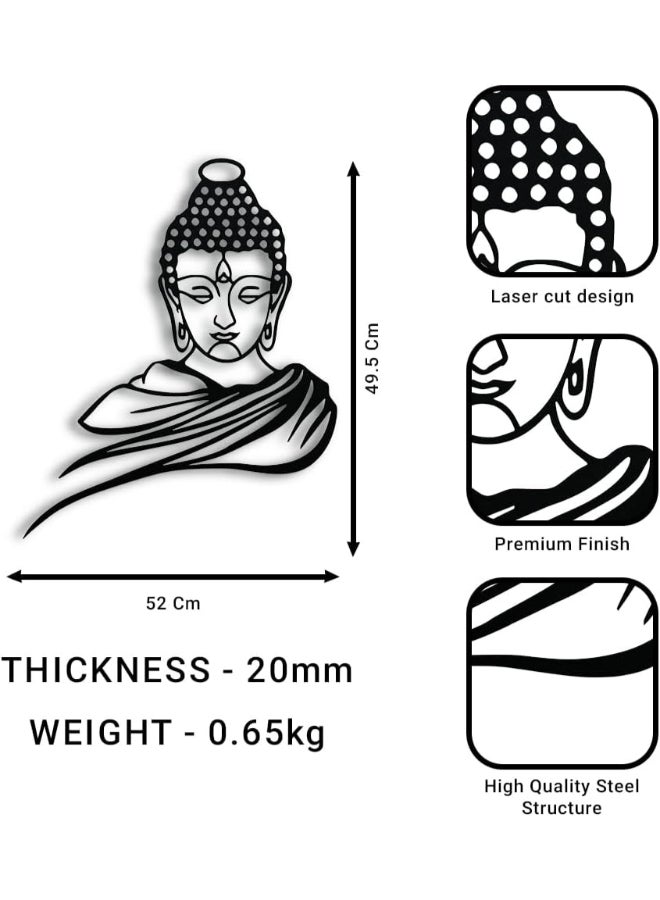 RIGID Buddha Metal Wall Art 2 - Image 2