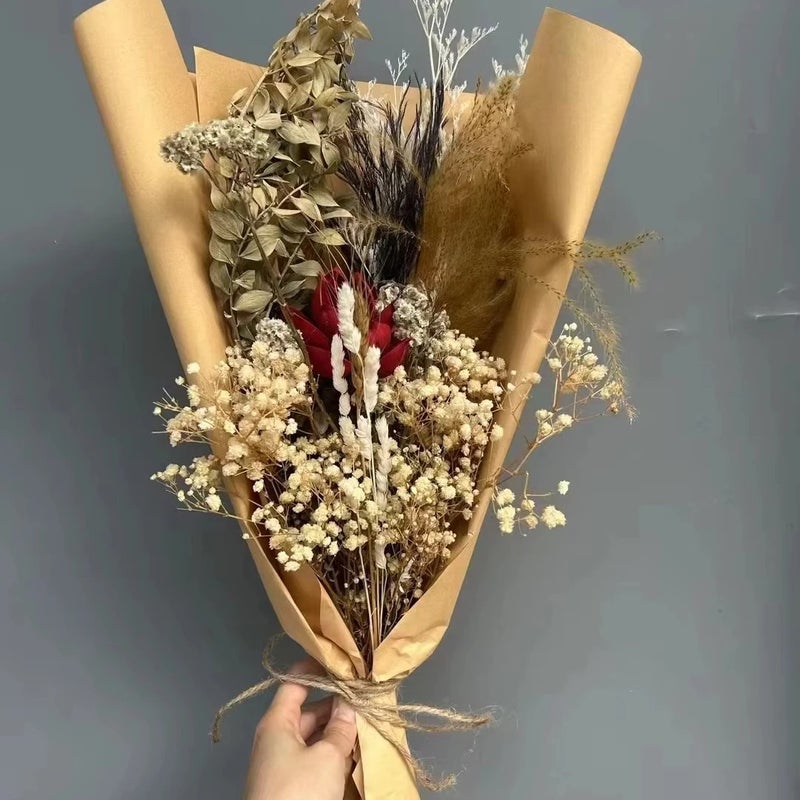 Bluejw M-1 Real Flower Dried Flower Bouquet - Natural Dried Plants for Home Decor Best Seller - Image 2