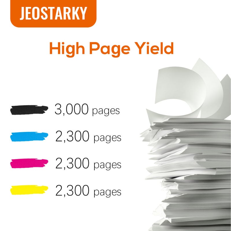 Jeostarky TN229XL TN229 Toner Cartridge High Yield Replacement for Brother TN229 TN229XL Toner Compatible with Brother MFC-L3780CDW MFC-L3720CDW HL-L3280CDW HL-L3220CDW HL-L3300CDW HL-L3295CDW Printer - Image 4
