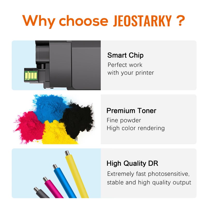 Jeostarky TN229XL TN229 Toner Cartridge High Yield Replacement for Brother TN229 TN229XL Toner Compatible with Brother MFC-L3780CDW MFC-L3720CDW HL-L3280CDW HL-L3220CDW HL-L3300CDW HL-L3295CDW Printer - Image 2