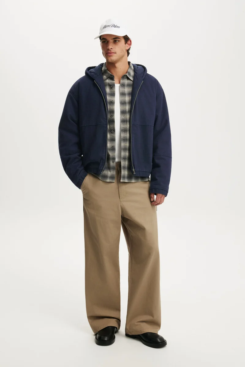 Cotton On  Cropped Hooded Bomber for Men | Best Price UAE