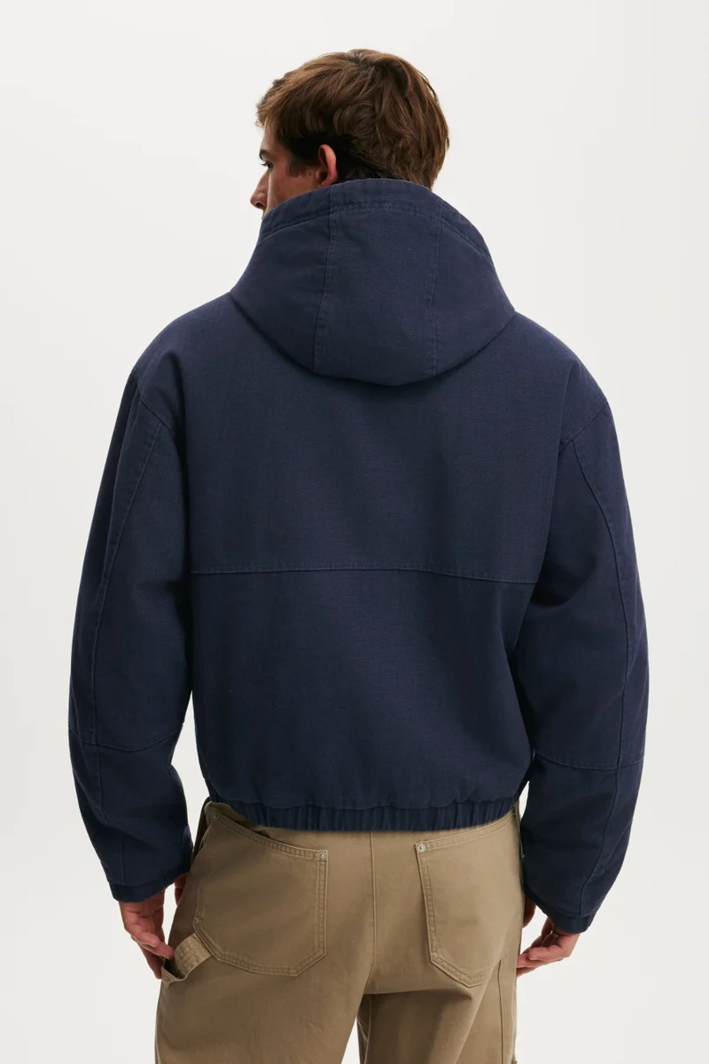 Cotton On  Cropped Hooded Bomber for Men | Best Price UAE