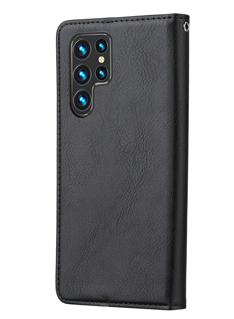 Suteni Flip Cover Leather Protective Case for Samsung Mobile Phone - Image 2