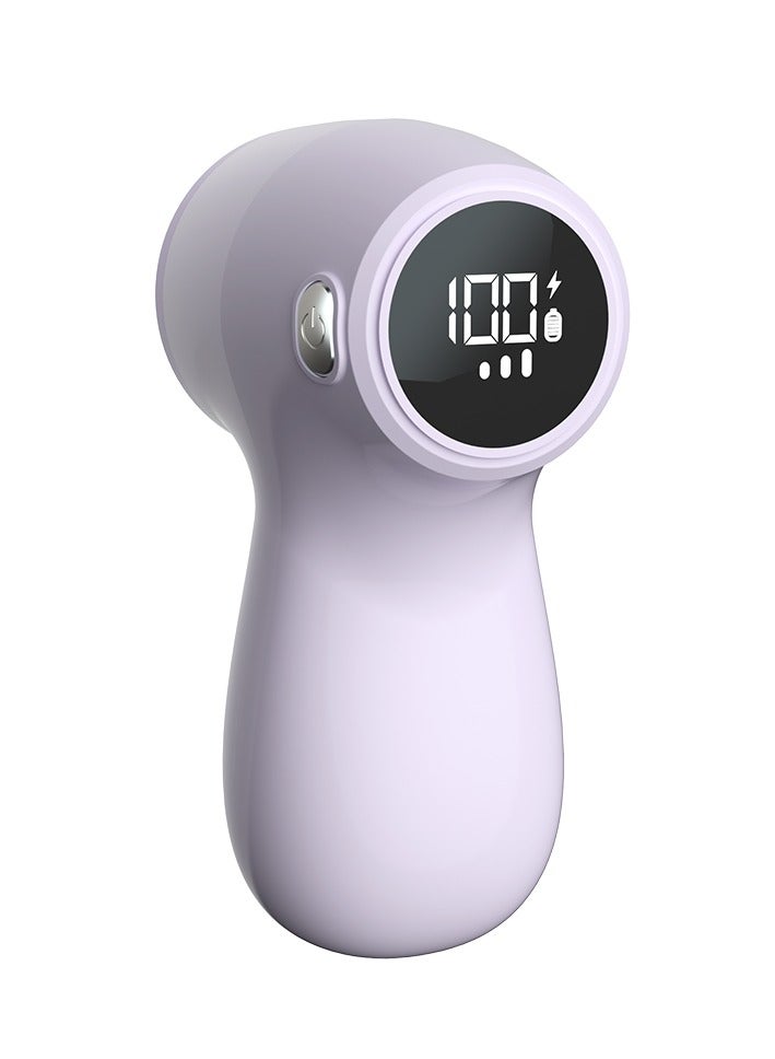 Fabric Shaver Rechargeable Electric Lint Remover, Portable Sweater Defuzzer for Pilling Pills Clothing Sofa Couch Lint Ball Furniture Fuzz Blanket (Purple)  - Image 2