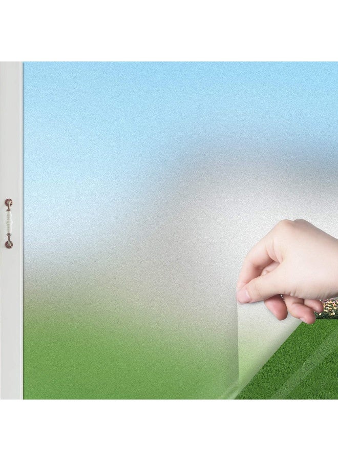 ARS Frosted Window Privacy Film - glass Stickers Door Covering Decals for Home Office(35.4 x 98.4 Inch) - Image 4
