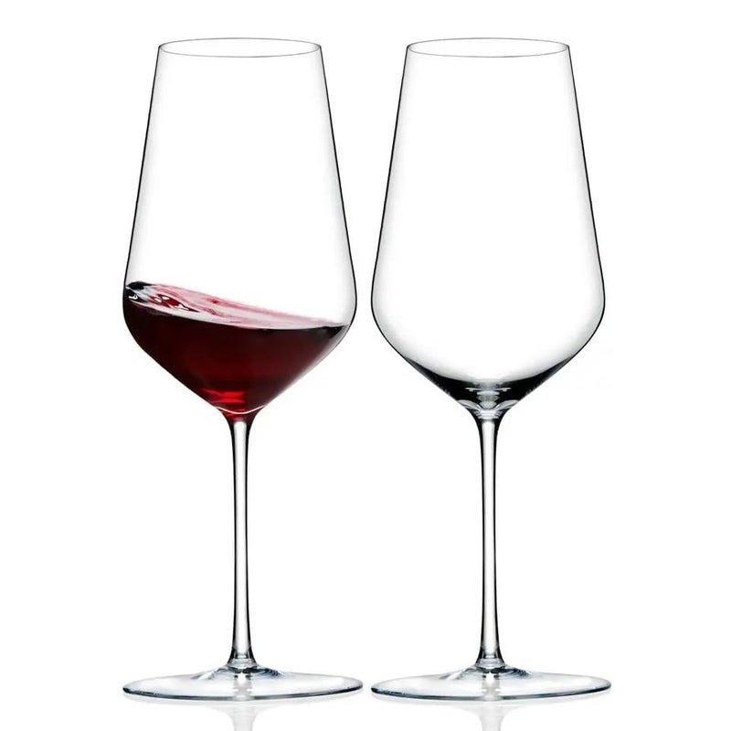 DOMINGO HUB DOMINGO HUB White Curve Wine Glass 350 ML Set of 6 Hand Blown LeadFree Crystal Wine Glass Slim Body Ultra Thin Rim Long Stem Wine Drinking Glass Wine Glass Wedding Anniversary Gift - Image 3