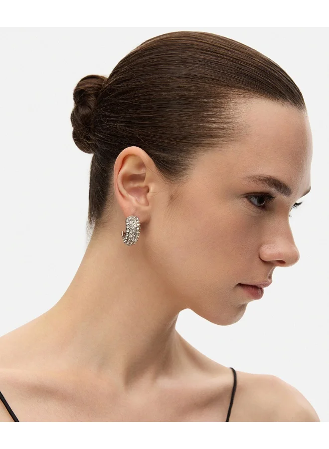 Ipekyol Rhinestone Hoop Earrings