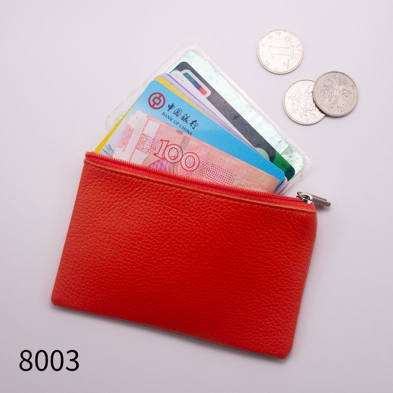 Student Genuine Leather Zipper Coin Purse Children'S First Layer Cowhide Earphone Storage Bag Women'S Small Wallet - Image 2