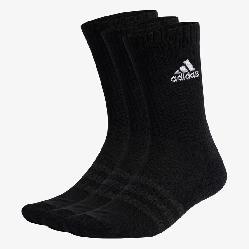 اديداس ثلاثة أزواج من جوارب Cushioned Crew