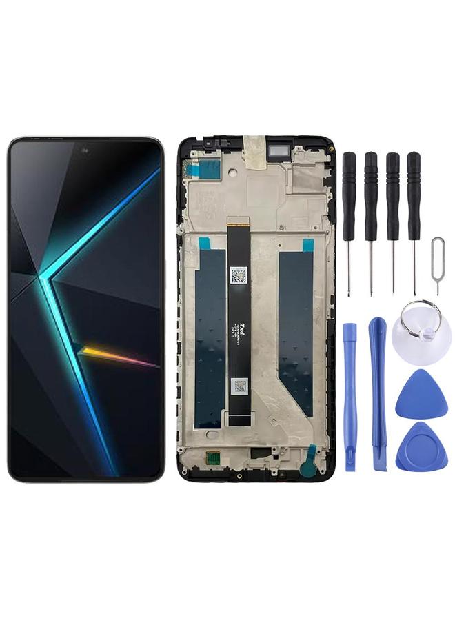 Replacement For ZTE nubia Neo 2 5G Z2352N LCD Screen Digitizer Full Assembly with Frame Black - Image 1