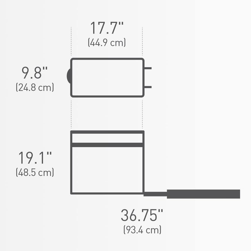 simplehuman سلة مهملات بسيطة إنسان سعة 30 لتر / 8 جالون تحت كونتر مطبخ قابلة للسحب، إطار فولاذي ثقيل - Image 5