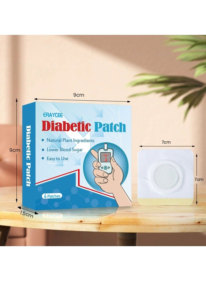 Generic Herbal Health Patch for Blood Sugar Regulation, Acupuncture Point Balance, Elderly Health Care, and Flat Blood Sugar Levels (6 Patches * 2 Boxes)  - Image 5