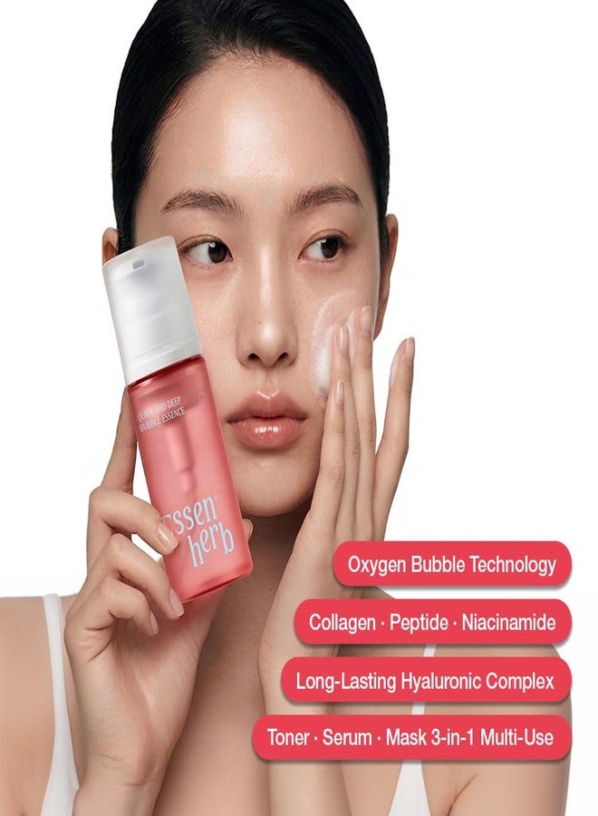 ESSENHERB Quick & Deep Bubble Serum, 3 in 1 Skincare Formula – Collagen for Supple, Visibly Radiant Skin – Quick-Absorbing Micro-Bubble Formula – Hydrates Dull Skin in One Step,1.08 fl oz - Image 3